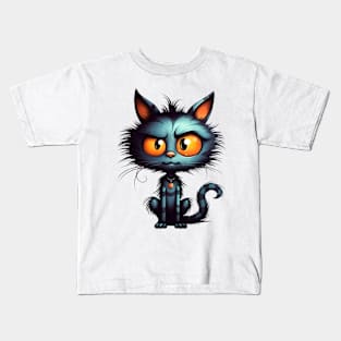 Halloween Cat #3 Kids T-Shirt